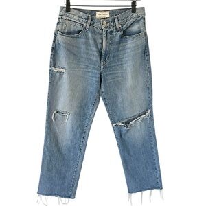 Slvrlake Straight Leg Distressed Denim